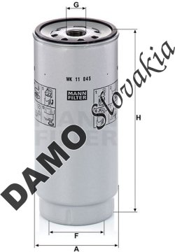 Palivový filter MANN FILTER WK 11 045 z