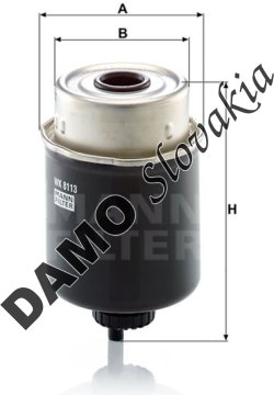 Palivový filter MANN FILTER WK 8113