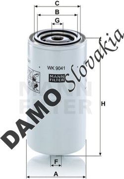 Palivový filter MANN FILTER WK 9041 x