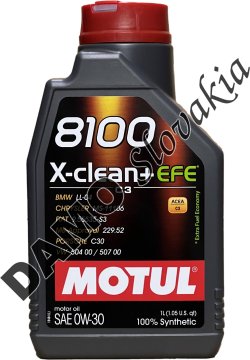 MOTUL 8100 X-CLEAN EFE+ 0W-30 - 1l