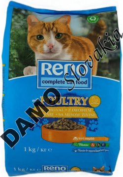RENO granule mačka Hydina - 1kg
