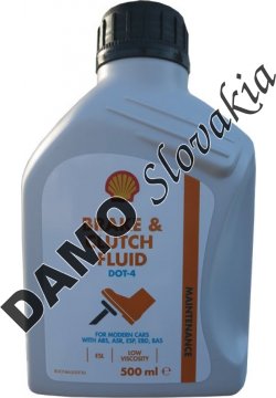 SHELL BRAKE AND CLUTCH FLUID DOT 4 ESL - 500ml