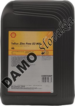 SHELL TELLUS ZINC FREE S3 MX 46 - 20l