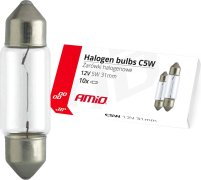 AMIO 12V/5W C5W 31mm sufit