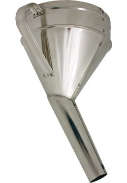 AMIO lievik plechový, pocínovaný, šikmý 16 cm
