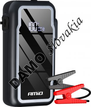 AMIO Štartovacie zariadenie 3in1 12V 12Ah 1600A