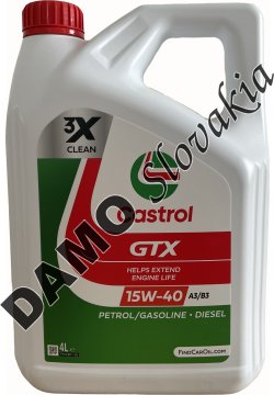 CASTROL GTX 15W-40 - 4l