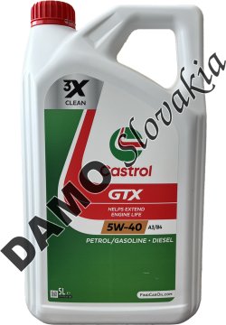 CASTROL GTX 5W-40 A3/B4 - 5l