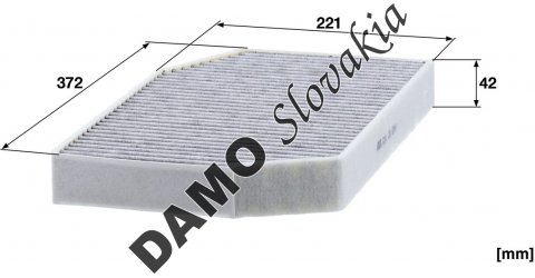 Kabínový filter MANN FILTER CUK 38 004