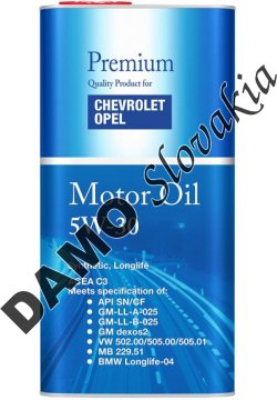 FANFARO OPEL 5W-30 - 5l