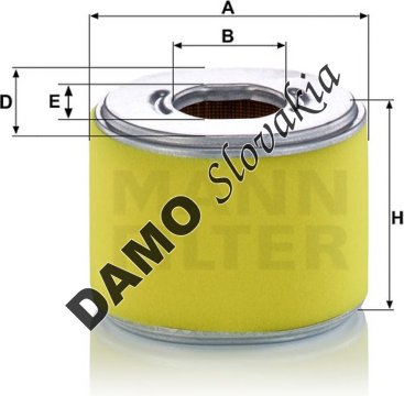 Vzduchový filter MANN FILTER C 10 016