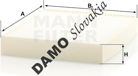 Kabínový filter MANN FILTER CU 28 009