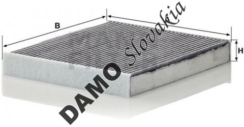 Kabínový filter MANN FILTER CUK 29 010
