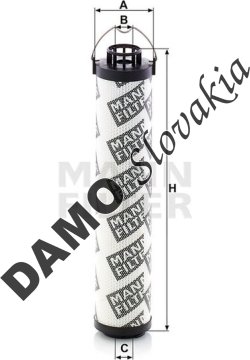 Filter hydrauliky MANN FILTER HD 7001 x