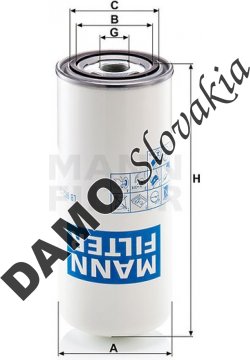 Separátor oleja MANN FILTER LB 962/12