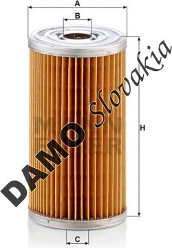 Palivový filter MANN FILTER P 8015