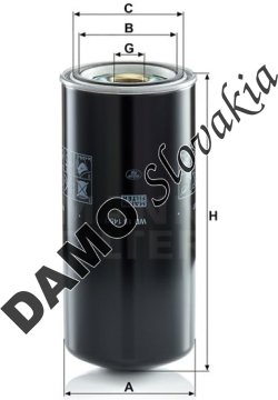 Olejový filter MANN FILTER WD 13 145/1