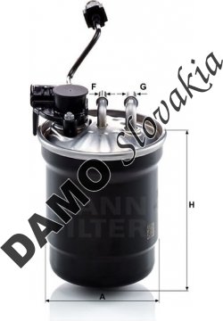 Palivový filter MANN FILTER WK 11 026