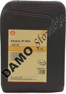 SHELL ADVANCE ULTRA 4T 15W-50 - 20l