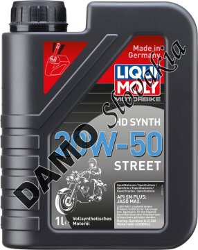 LIQUI MOLY 4T HD SYNTH 20W-50 STREET - 1l