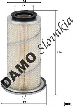 Vzduchový filter MANN FILTER C 18 029