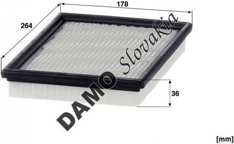Kabínový filter MANN FILTER CU 26 047
