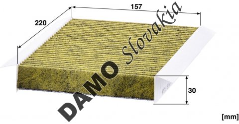 Kabínový filter MANN FILTER FP 22 022