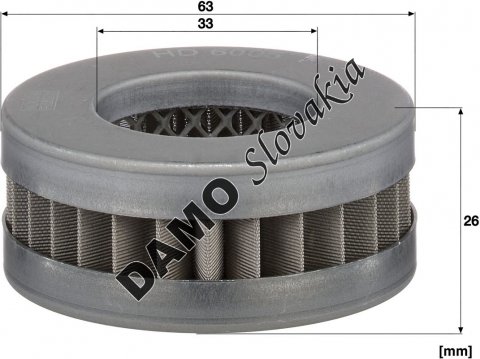 Filter hydrauliky MANN FILTER HD 6005
