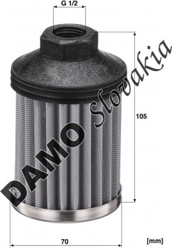 Filter hydrauliky MANN FILTER HD 7025