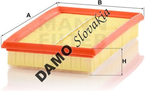 Vzduchový filter MANN FILTER C 27 046