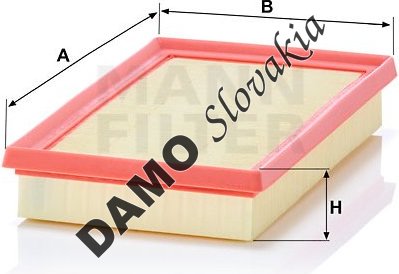 Vzduchový filter MANN FILTER C 27 063