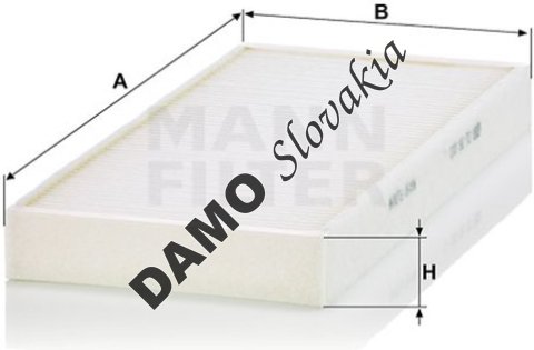 Kabínový filter MANN FILTER CU 36 003