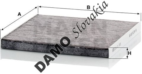 Kabínový filter MANN FILTER CUK 21 025