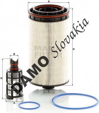 Palivový filter MANN FILTER PU 12 010-2 z