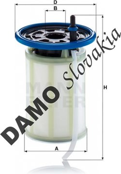Palivový filter MANN FILTER PU 7018