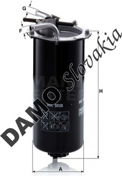 Palivový filter MANN FILTER WK 8059