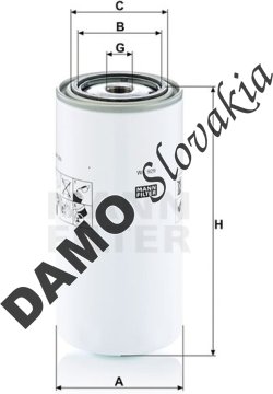 Palivový filter MANN FILTER WK 929 x
