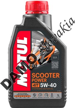 MOTUL 4T SCOOTER POWER 5W-40 - 1l