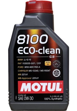 MOTUL 8100 ECO-CLEAN C2 0W-30 - 1l