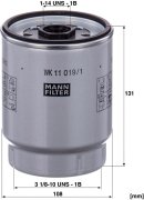 Palivový filter MANN FILTER WK 11 019/1 z