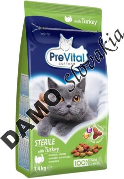 PreVital NATUREL STERILE granule mačka Morka - 1,4kg