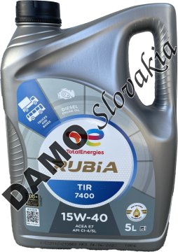 TOTAL RUBIA TIR 7400 15W-40 - 5l