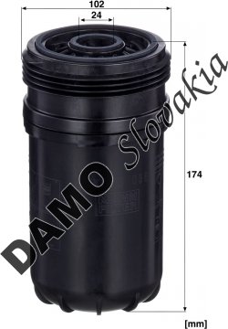 Palivový filter MANN FILTER  WK 10 036