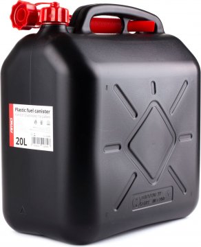 Kanister na palivo plastový 20l čierny V1