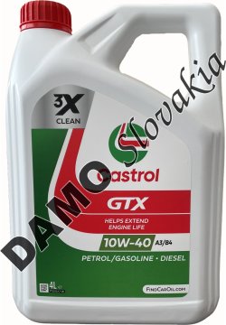 CASTROL GTX 10W-40 A3/B4 - 4l