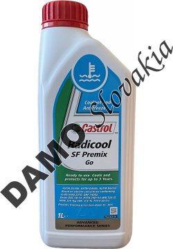 CASTROL RADICOOL SF PREMIX - 1l, nemrznúca kvapalina, červená