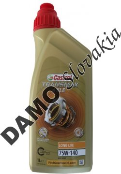 CASTROL TRANSMAX AXLE LONG LIFE 75W-140 - 1l