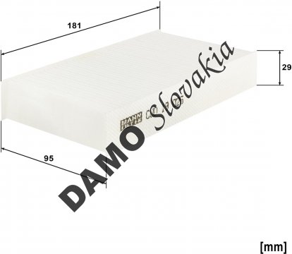 Kabínový filter MANN FILTER CUD 19 025