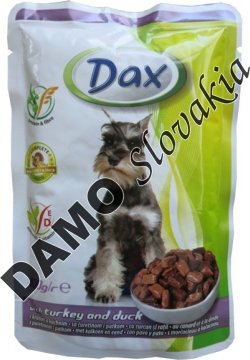 DAX kapsička kačacie, morčacie pre psov - 100g