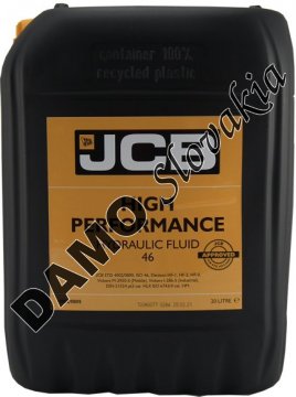 JCB HIGH PERFORMANCE HYDRAULIC FLUID 46 - 20l